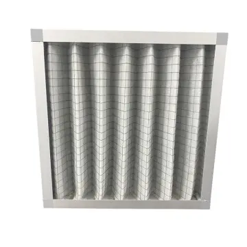 Plate Folding Air Filter Media Panel System